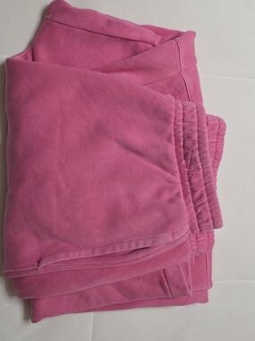 GAP Girls Bright Pink Elastic Waist Joggers